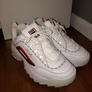 chunky fila sneakers